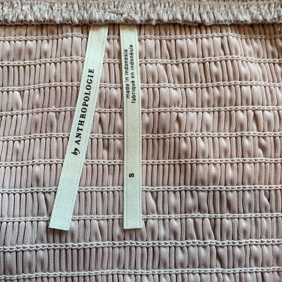 Anthropologie Corset Style Blouse with Puff Sleeve- Size S - Picture 3 of 4